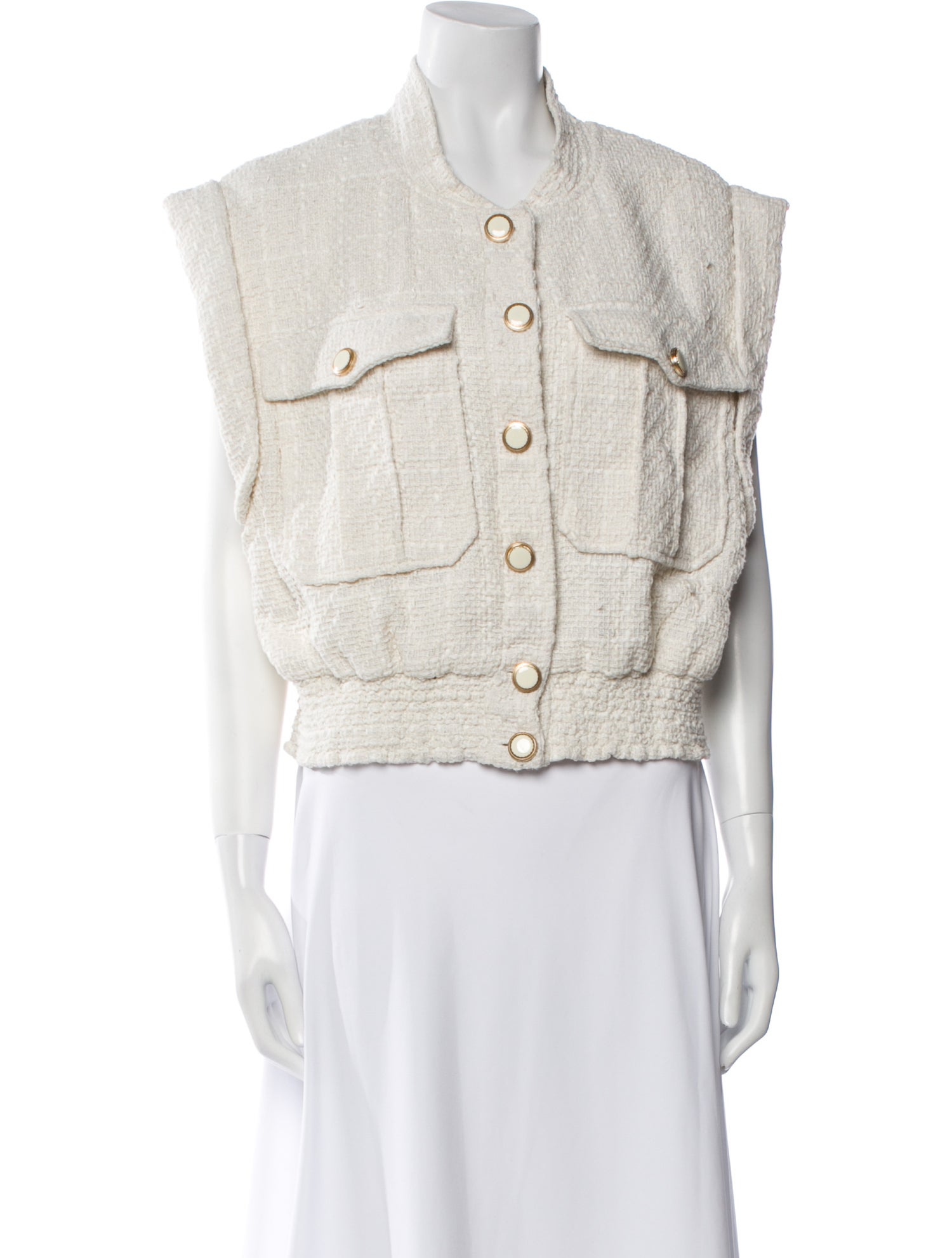 Christian Lacroix Tweed Pattern Vest