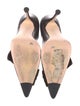 Christian Lacroix Leather Bow Accents Pumps