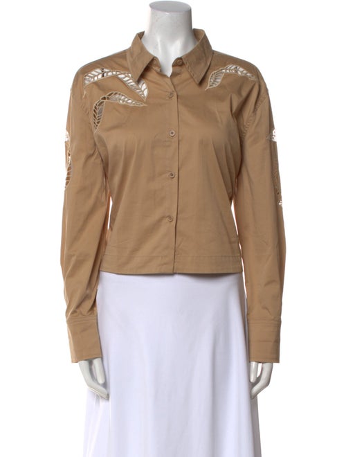 Christian Lacroix Long Sleeve Button-Up Top