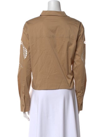 Christian Lacroix Long Sleeve Button-Up Top