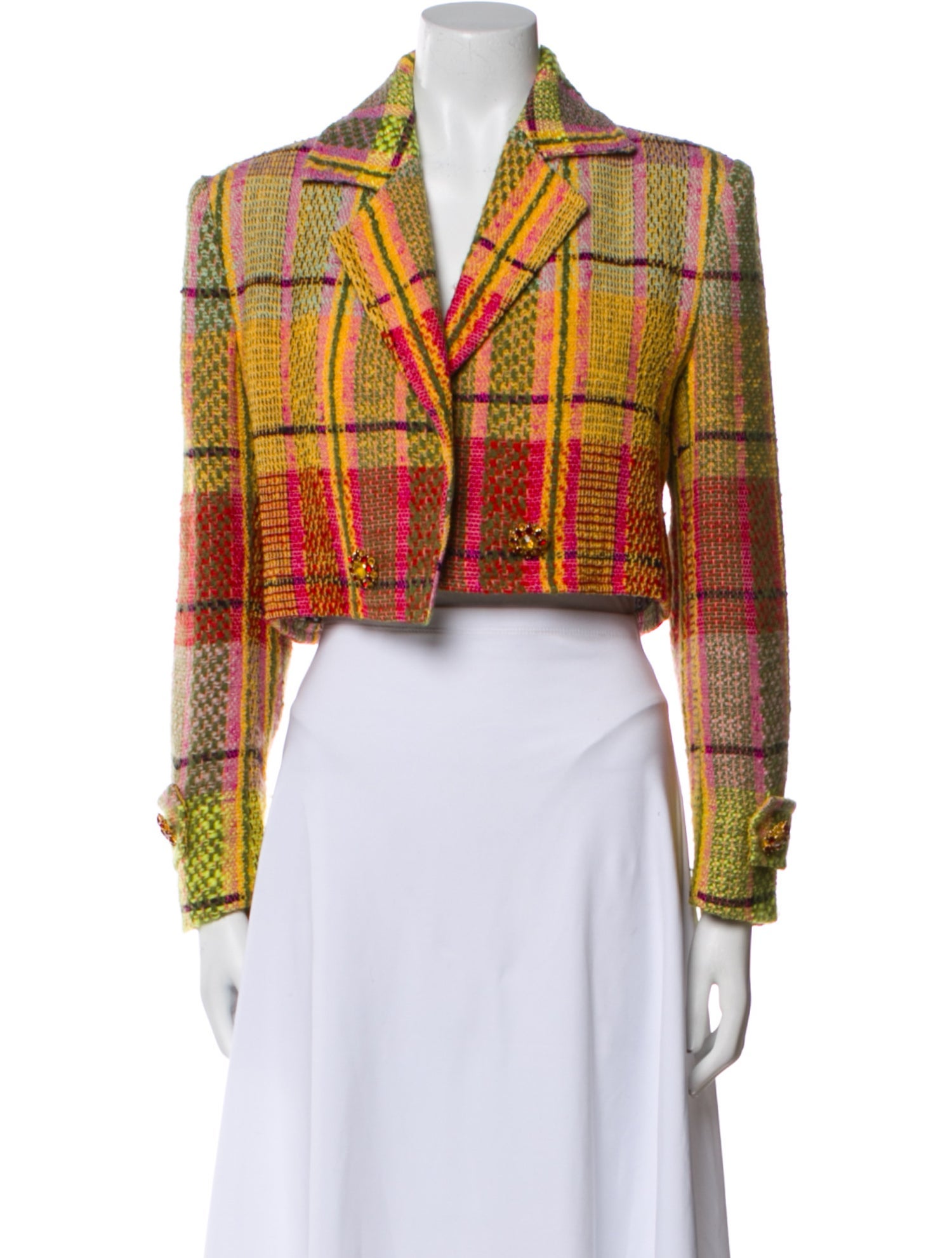 CL by Christian Lacroix Late 1990's - Early 2000's Wool Blazer