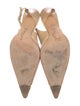 Christian Lacroix Leather Slingback Pumps