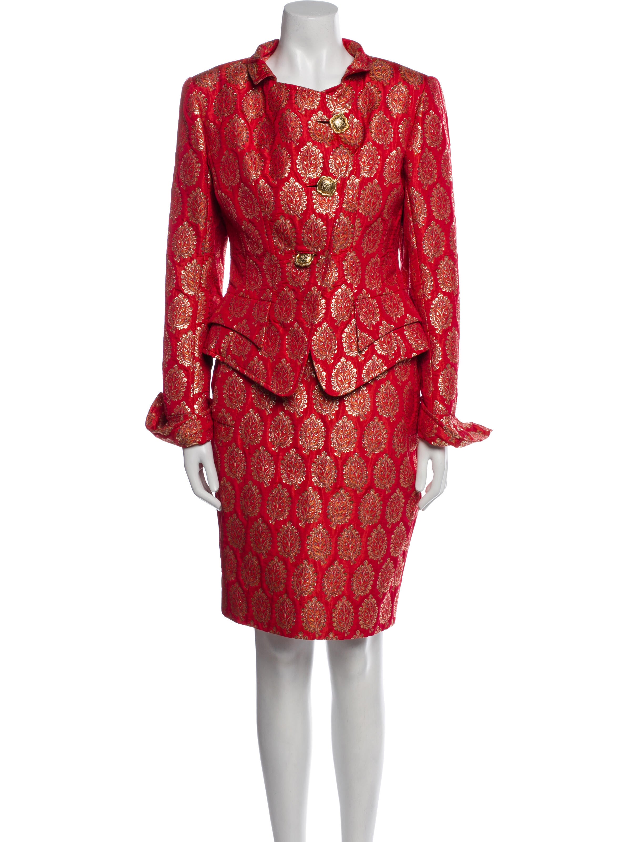 Christian Lacroix Vintage 1990's Skirt Suit