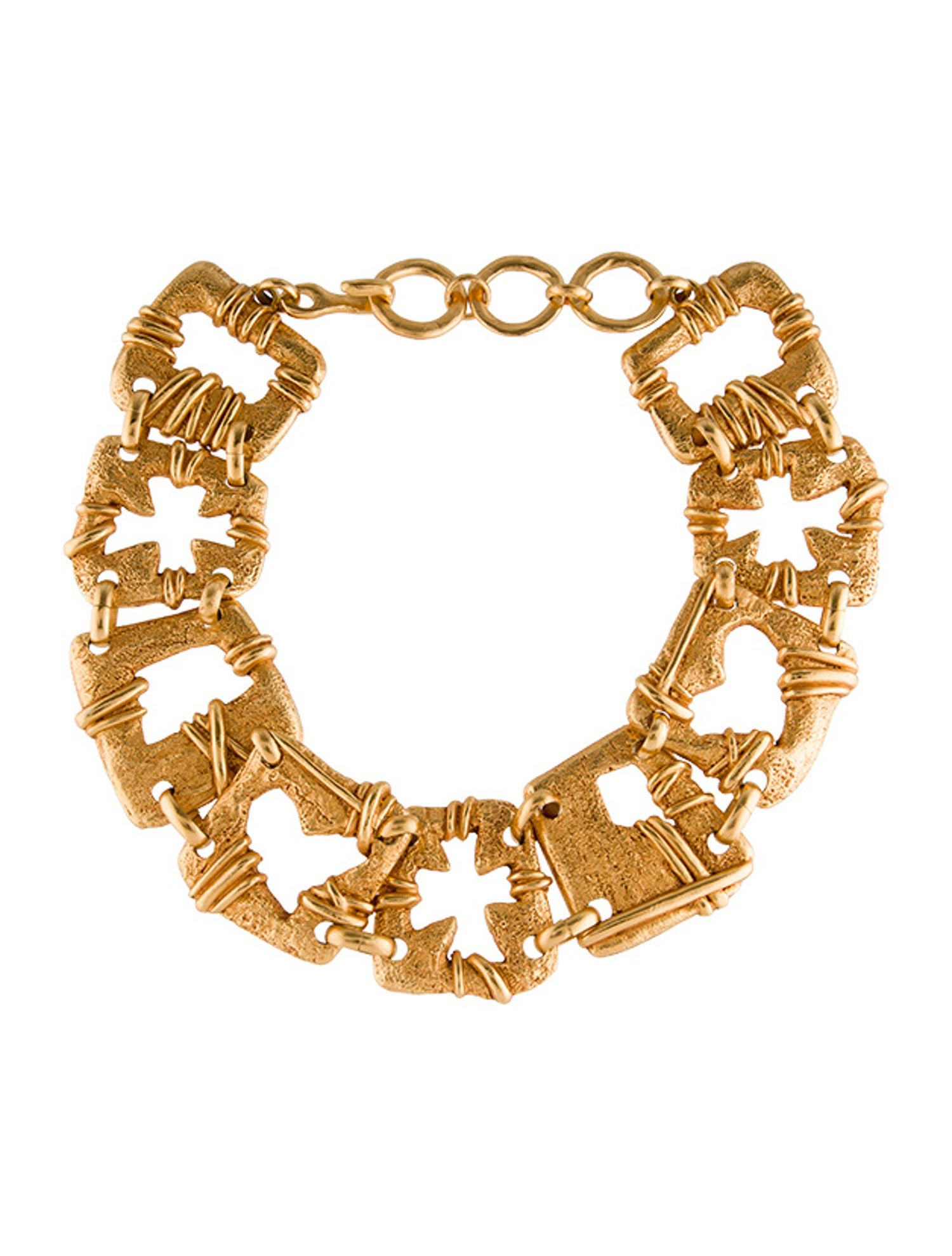 Christian Lacroix Vintage Cutout Collar Necklace