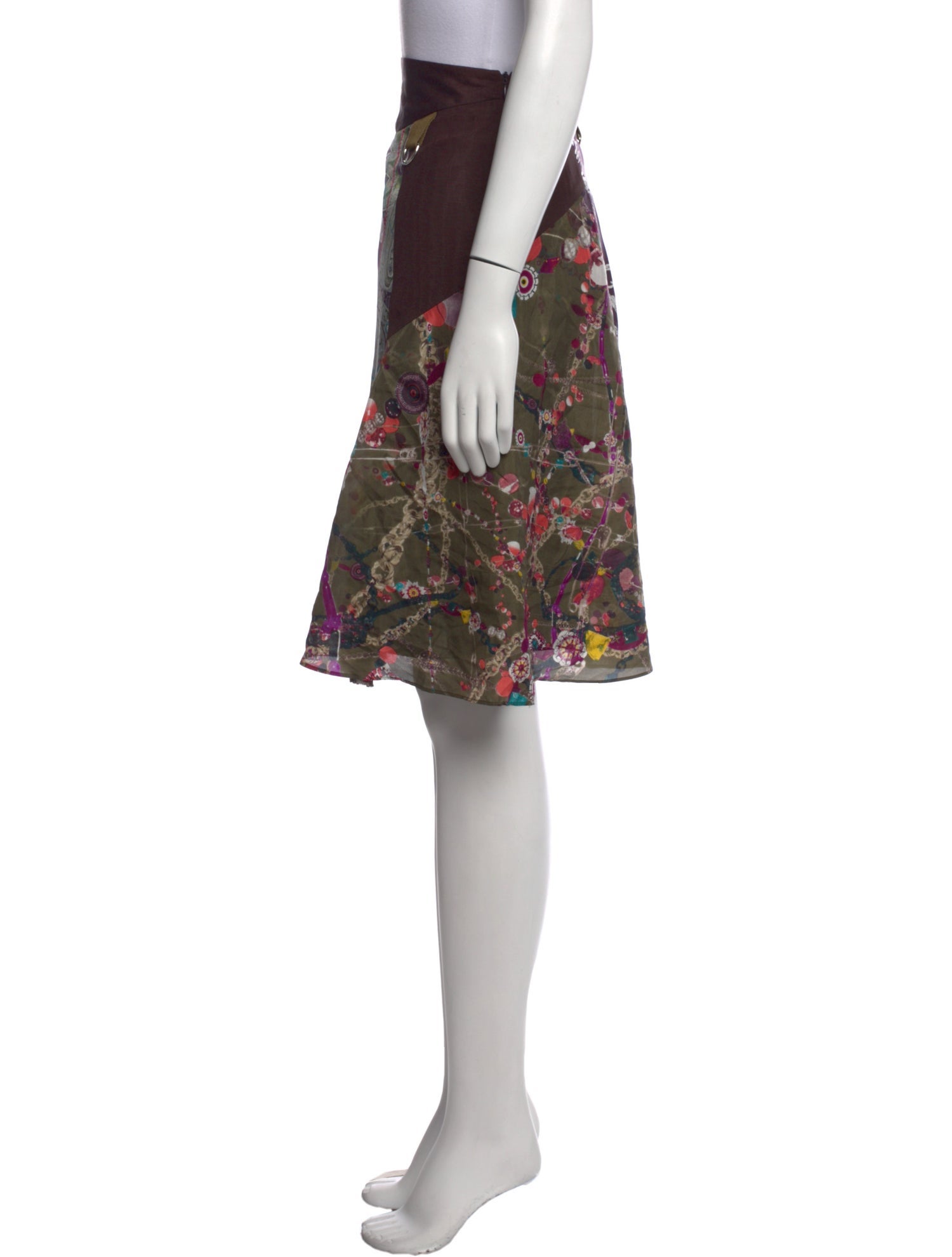 Christian Lacroix Vintage Knee-Length Skirt