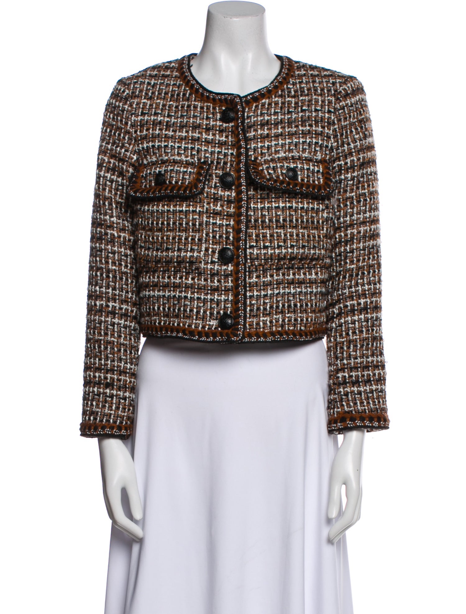 Christian Lacroix Tweed Pattern Evening Jacket
