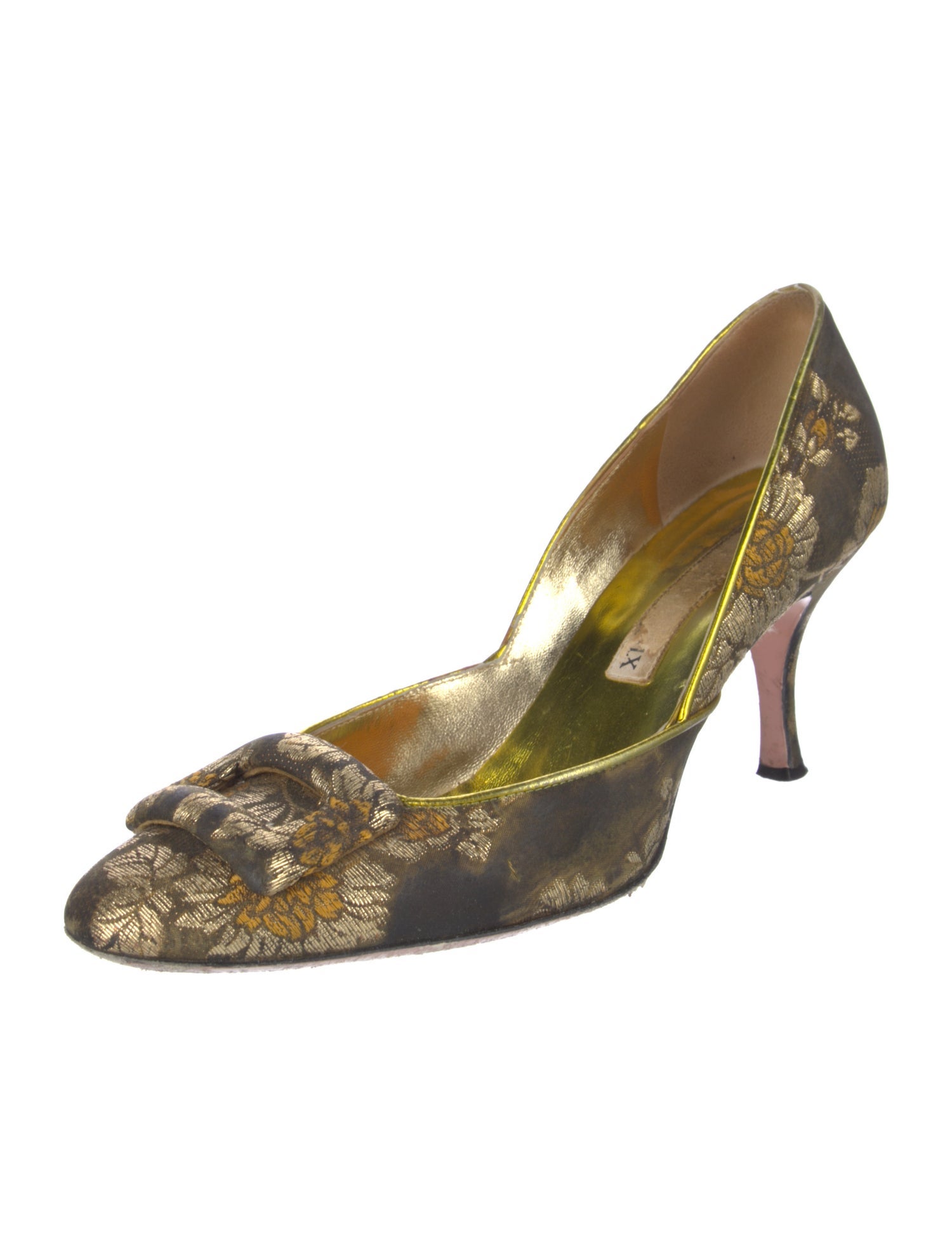 Christian Lacroix Printed D'Orsay Pumps