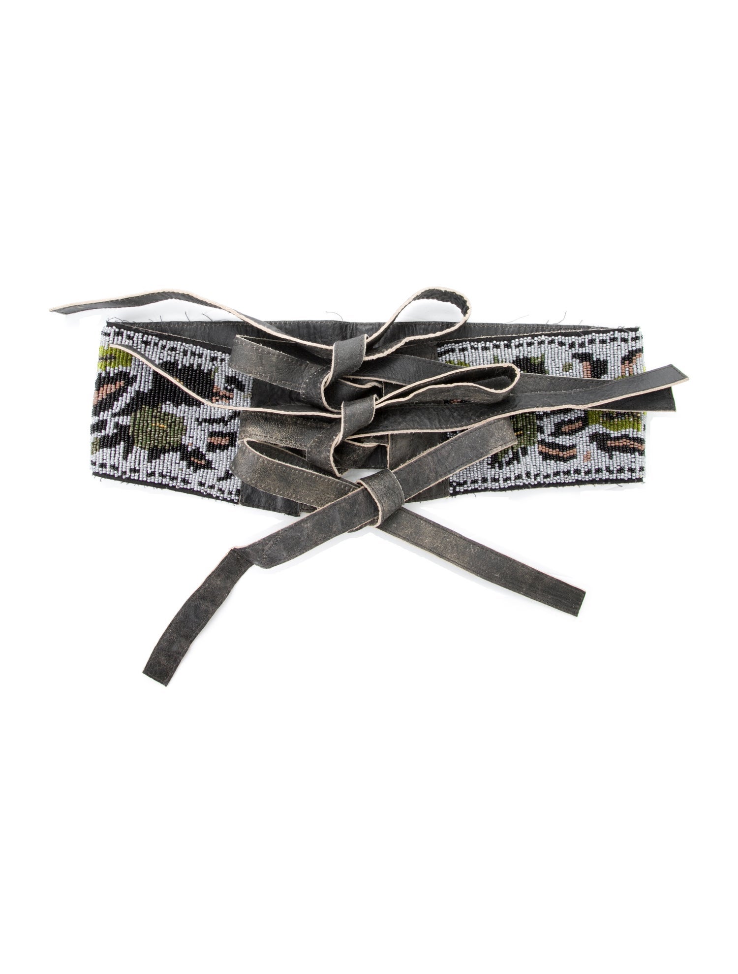 Christian Lacroix Wide Leather Waist Belt