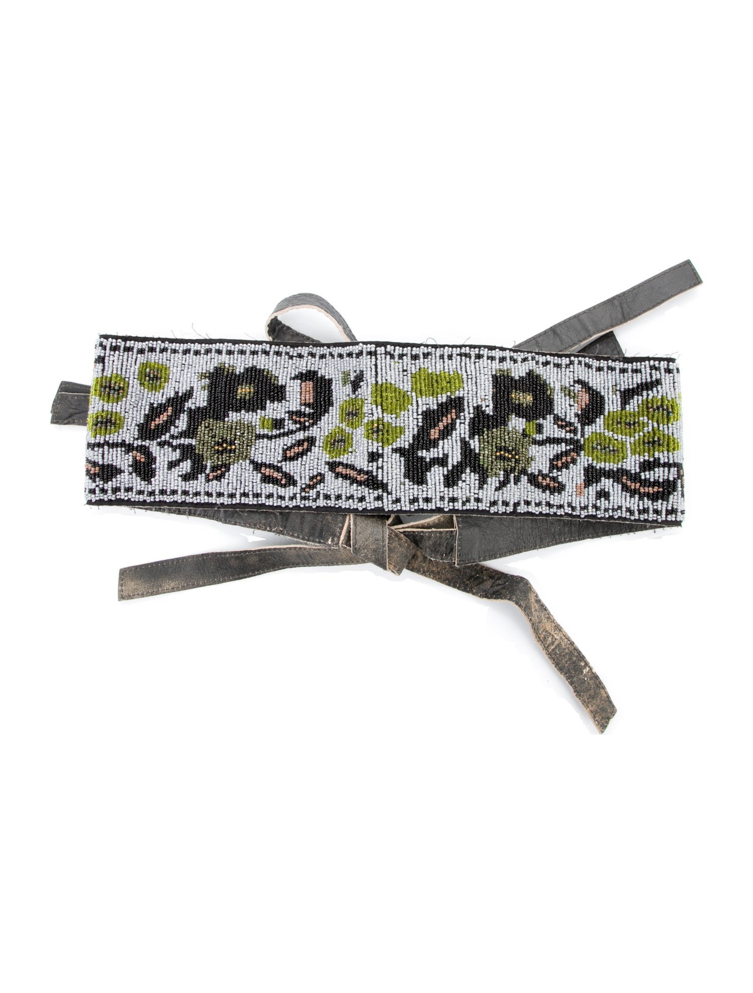 Christian Lacroix Wide Leather Waist Belt