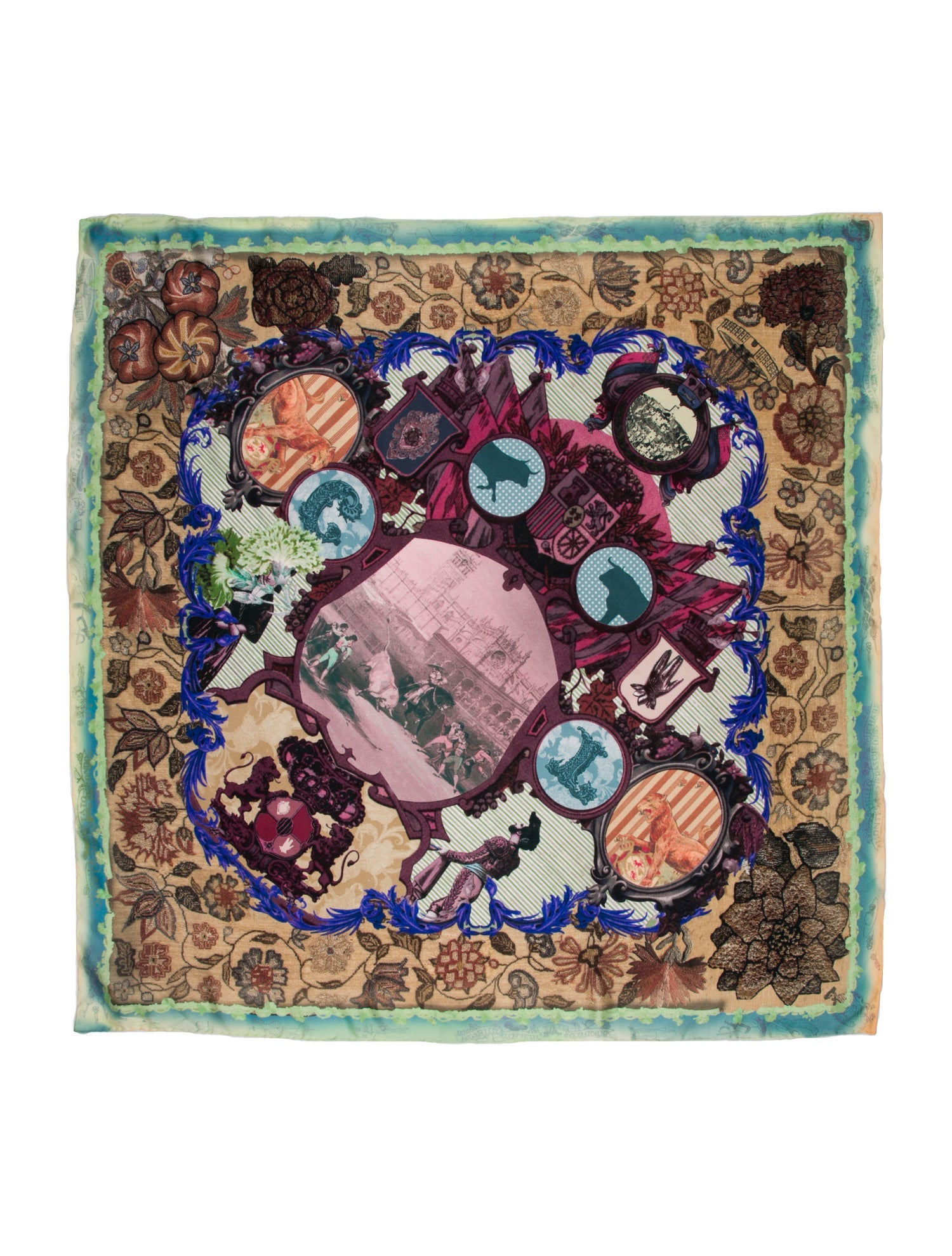Christian Lacroix Silk Printed Scarf