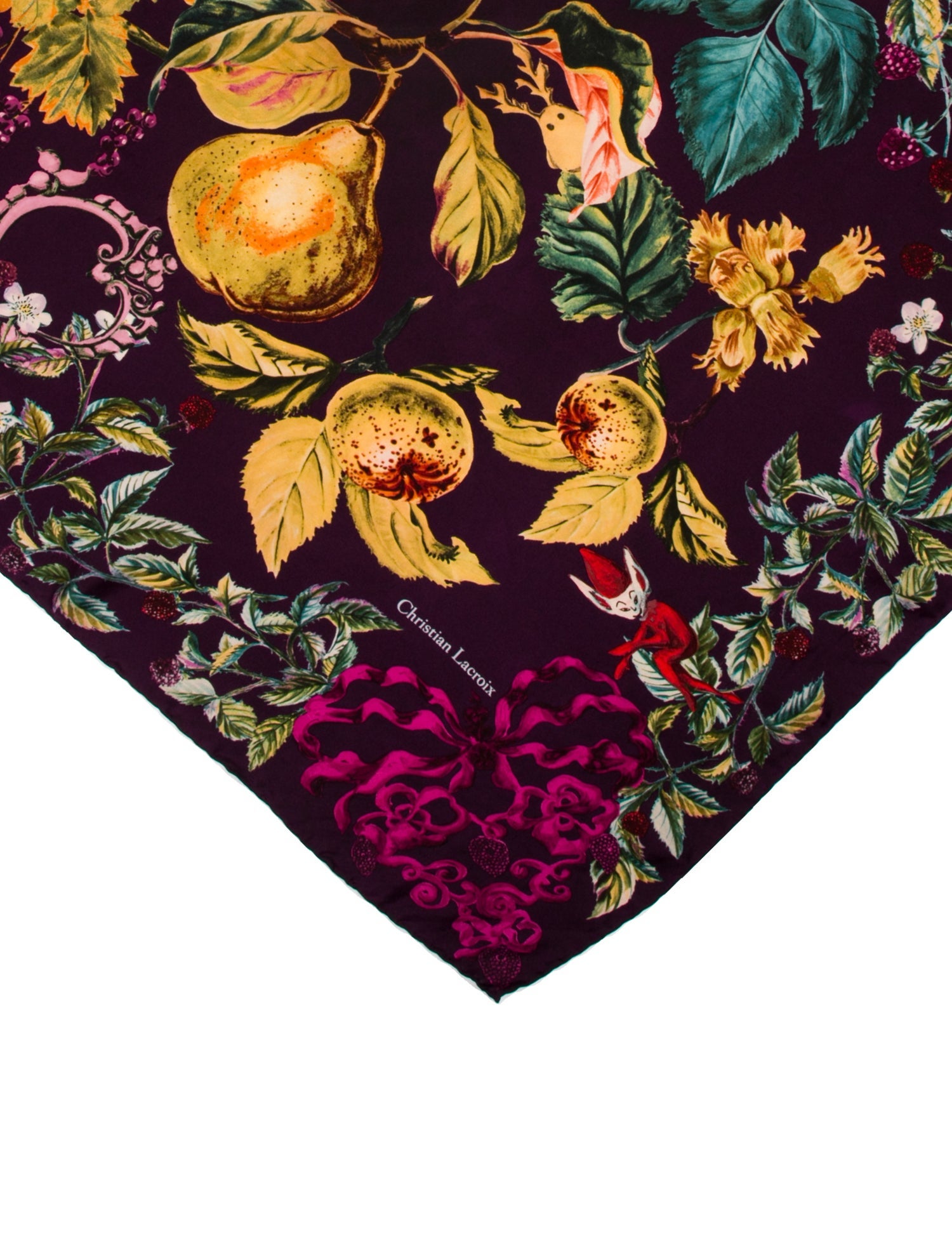Christian Lacroix Silk Printed Scarf