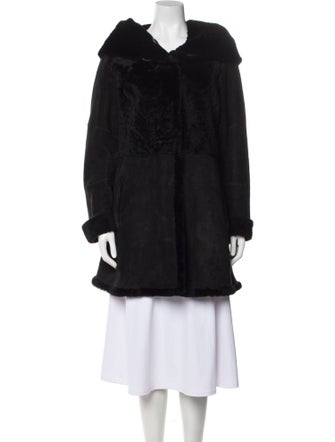 Christia Shearling Faux Fur Coat