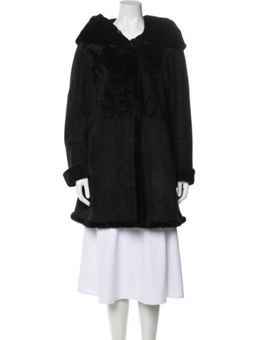 Christia Coats Shearling Faux Fur Coat L