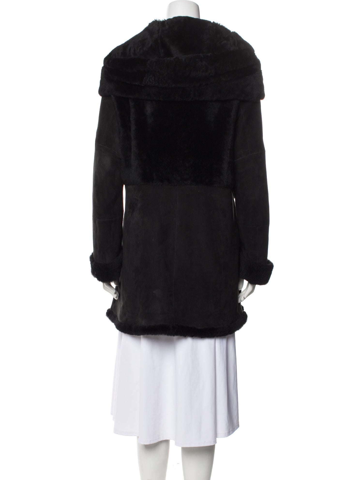 Christia Shearling Faux Fur Coat