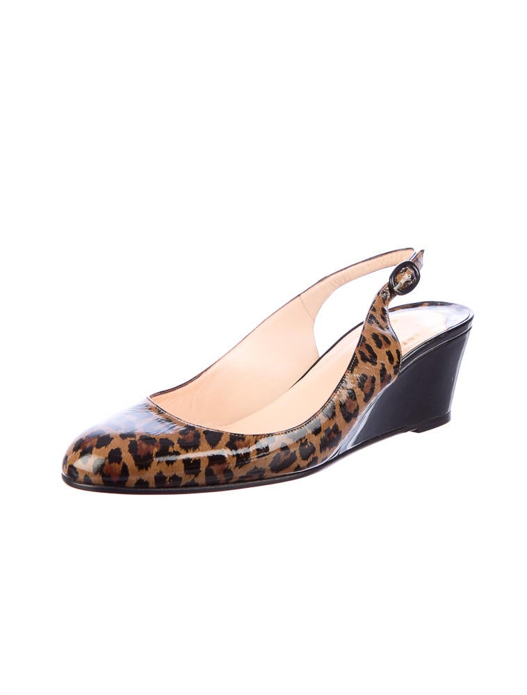 Christian Louboutin Patent Wedges