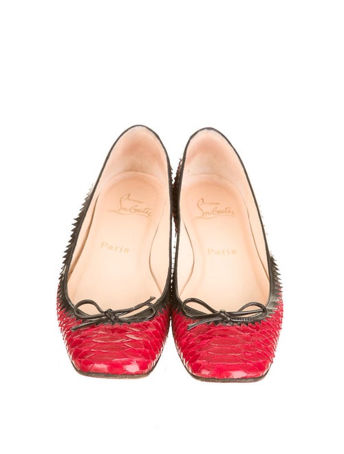 Christian Louboutin Python Flats