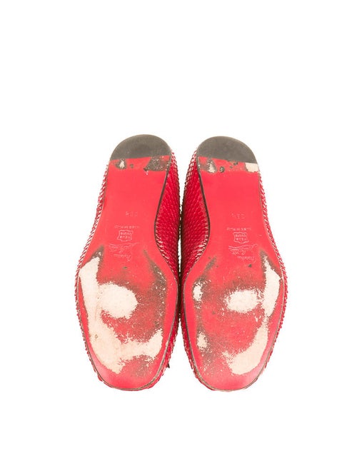 Christian Louboutin Python Flats