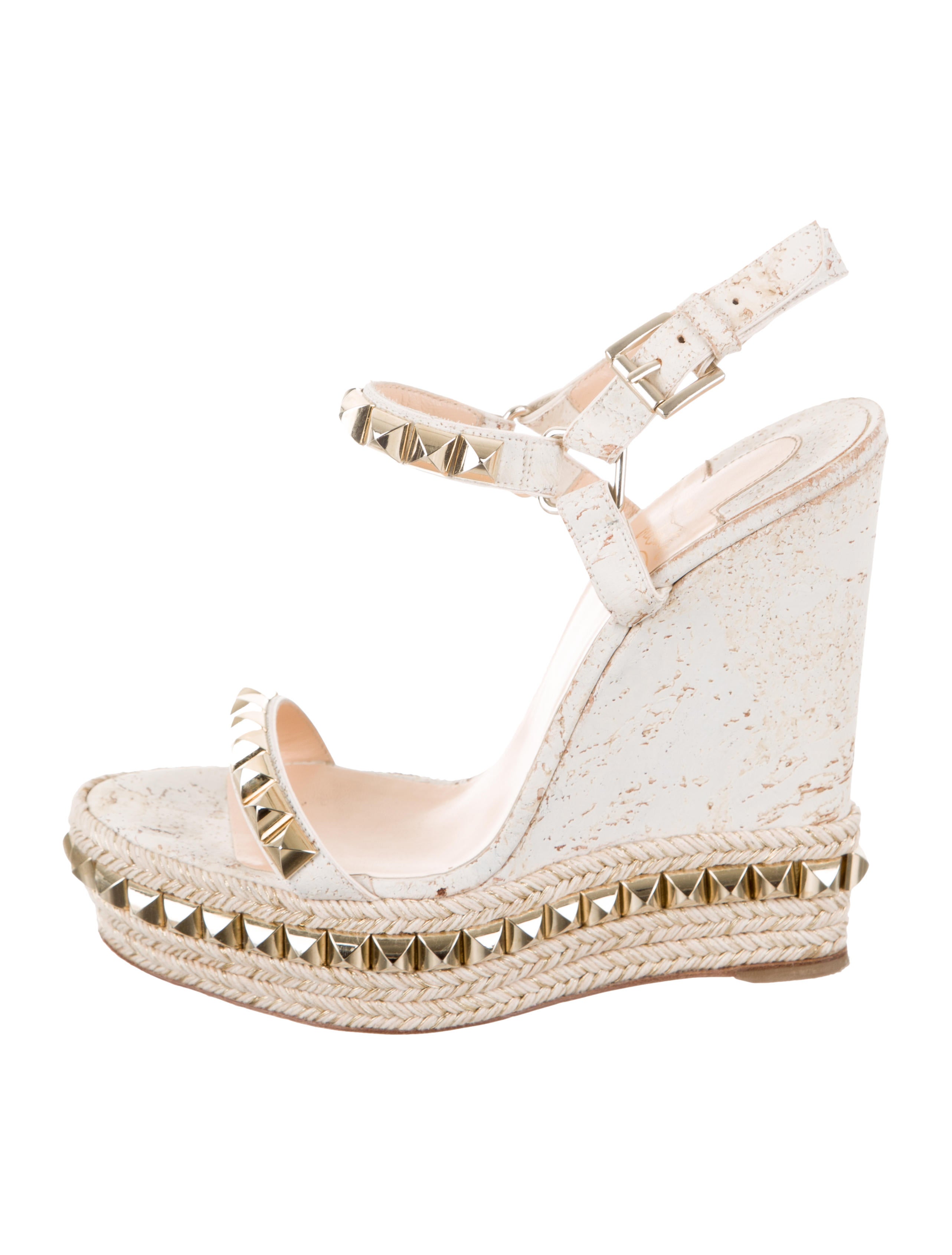 pyradiams cork wedge sandal