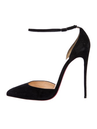 Christian Louboutin Uptown 120 Suede Pumps