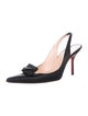 Satin Slingback Pumps image 2