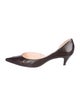 Leather Pointed-Toe Pumps image 1