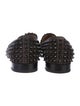 Christian Louboutin Studded Suede Loafers