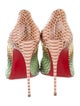 Christian Louboutin So Kate Python Pumps