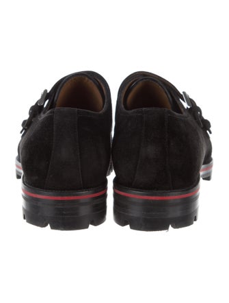 Christian Louboutin Mortimer X Sole Flat Double Monk Strap Shoes