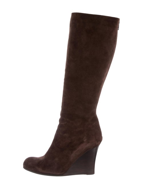 Christian Louboutin Suede Knee-High Boots
