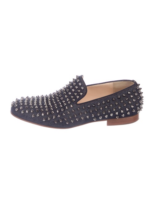 Christian Louboutin Rollerboy Denim Loafers blue