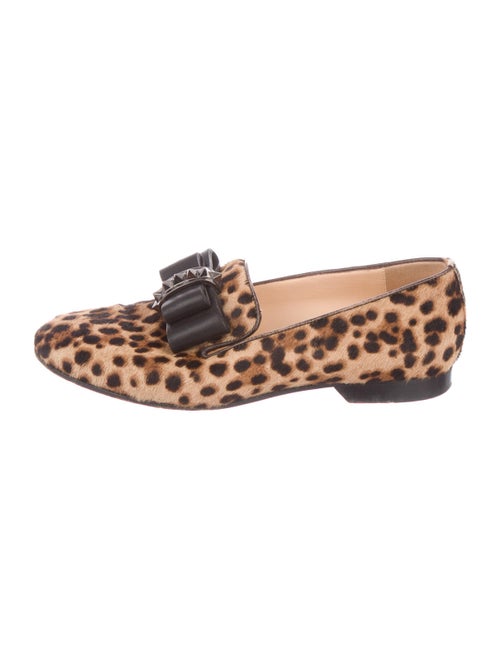 Christian Louboutin Gine Ponyhair Loafers