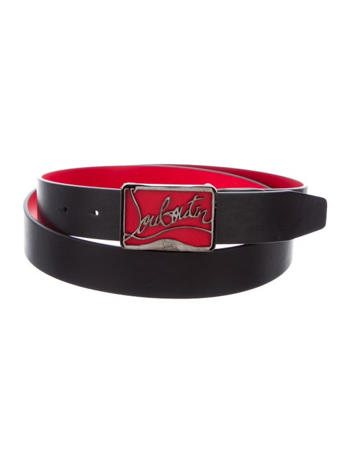 Christian Louboutin Ricky Leather Belt black