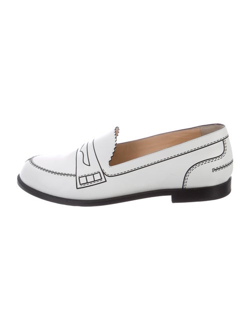 Christian Louboutin Mocalaureat Leather Loafers Bl