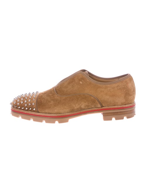 Christian Louboutin Alpha-Pointe Suede Loafers