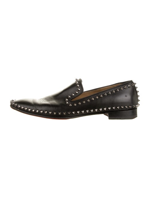 Christian Louboutin Spike Accents Leather Dress Lo
