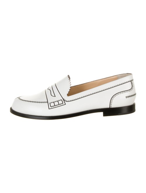 Christian Louboutin Mocalareat Leather Loafers w/