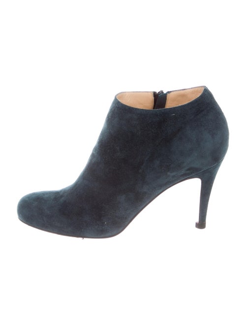 Christian Louboutin Suede Boots Green
