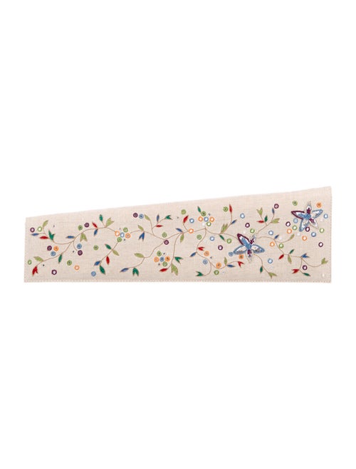 Christian Louboutin Embroidered Newspaper Clutch s