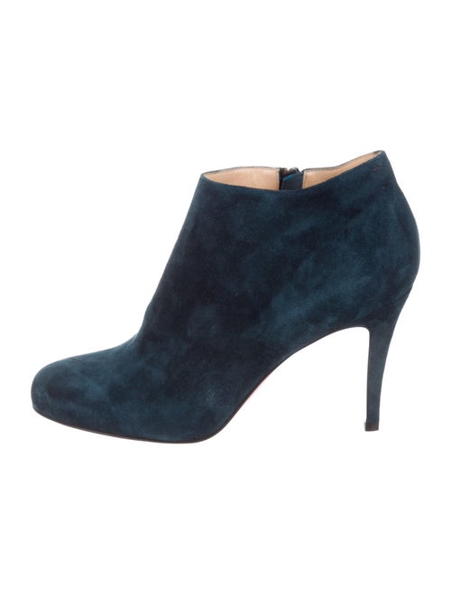 Christian Louboutin Suede Boots Green