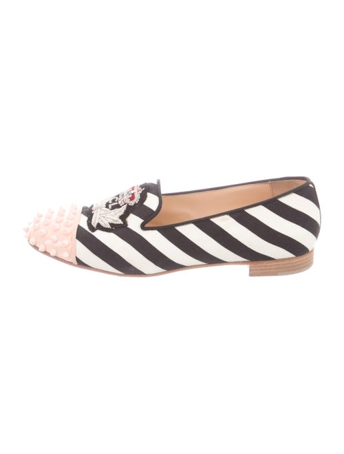 Christian Louboutin Intern Spike Accents Loafers B