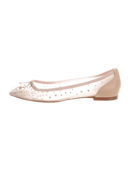 Christian Louboutin Patio Bow Accents Ballet Flats
