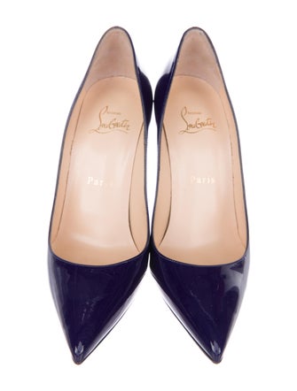 Christian Louboutin Decollete 554 100 Patent Leather D'Orsay Pumps