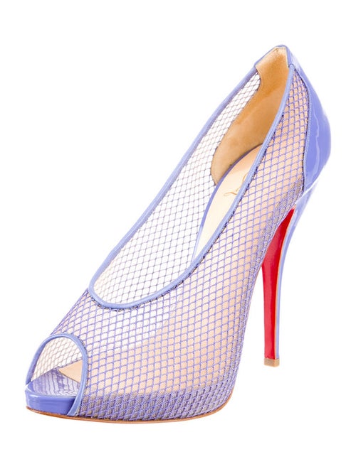 louboutin mesh pumps