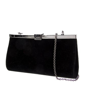 Christian Louboutin Velvet Clutch