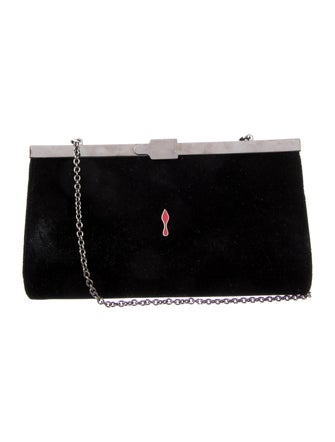 Christian Louboutin Velvet Clutch