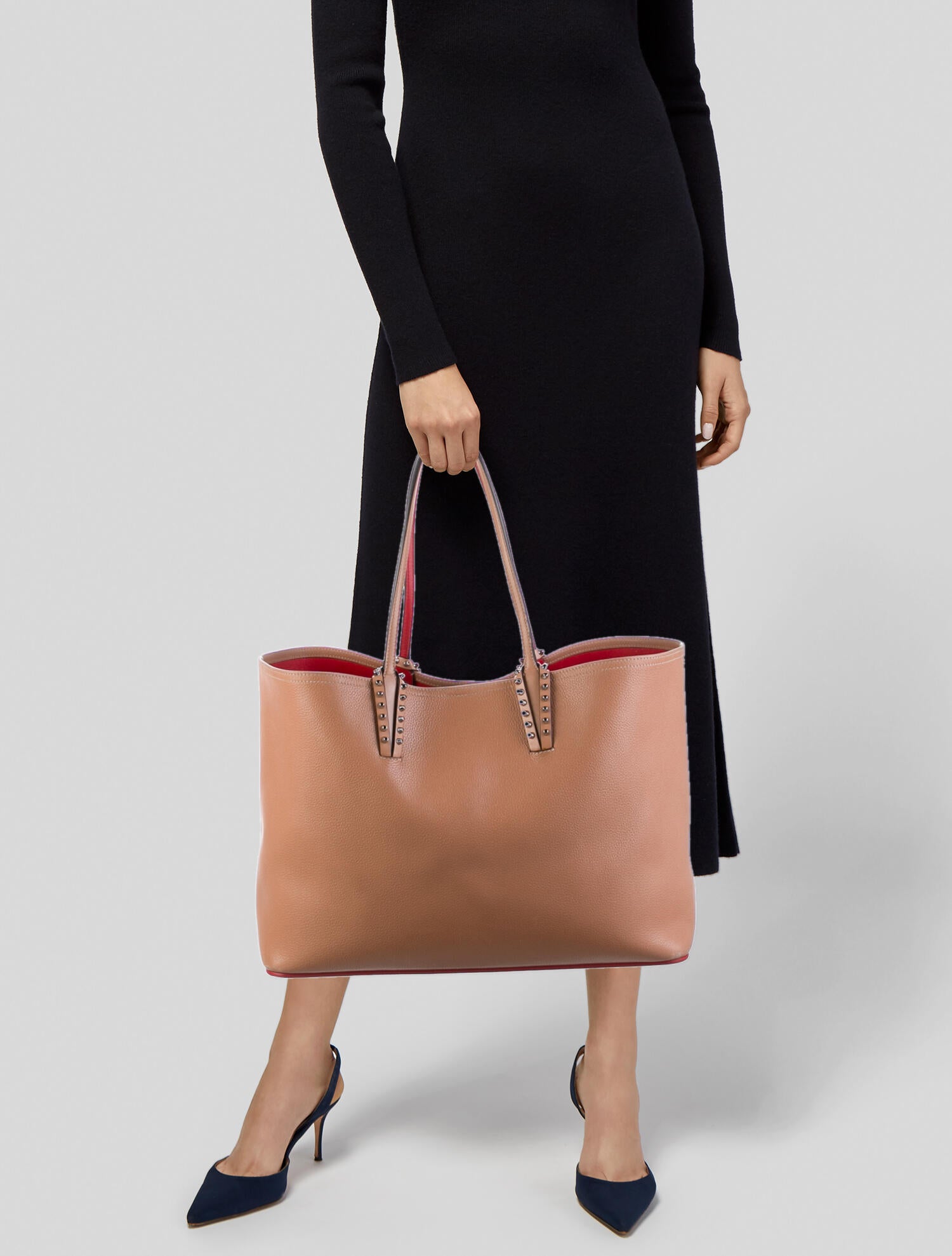 christian louboutin cabata tote bolsas