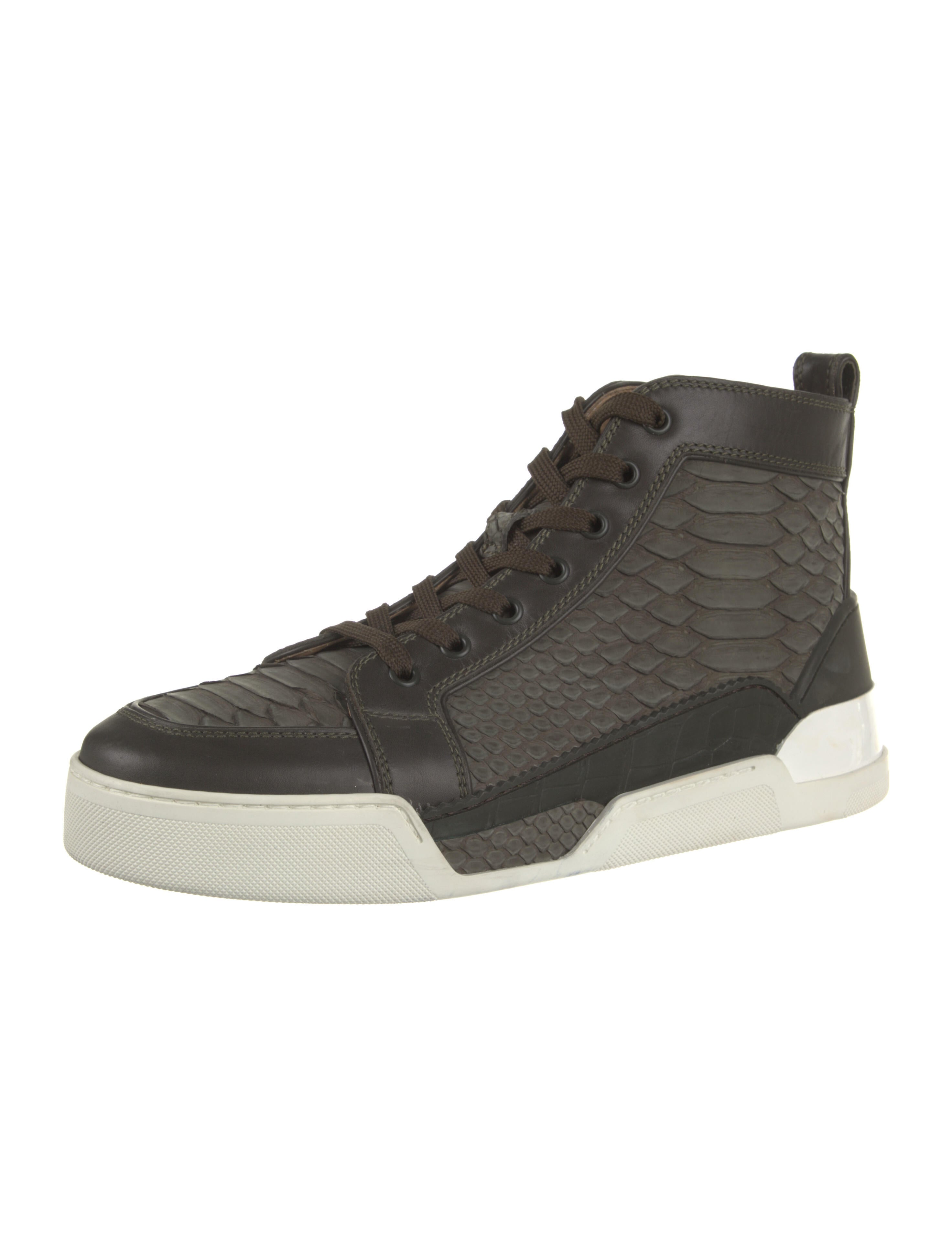 Christian Louboutin Louis Strass Clair De Lune Flat Sneakers w