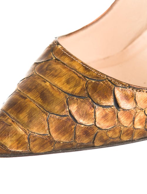 Christian Louboutin Python Pigalle Pumps - Shoes - CHT27236 | The RealReal