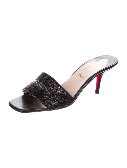Christian Louboutin Leather Slides