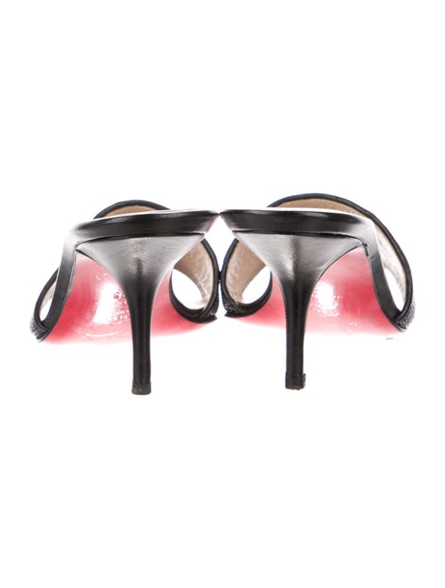 Christian Louboutin Leather Slides